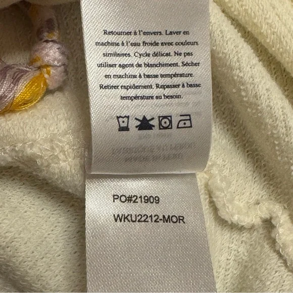 Faherty Womens Daybreak French Terry Hoodie 1/4 Snap Kangaroo Pocket Medium - Picture 11 of 16